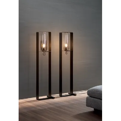 Lampada da terra Bio-s in metallo e vetro di Bonaldo