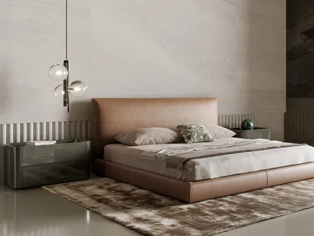 Comodino Arragan in laccato lucido di Bonaldo