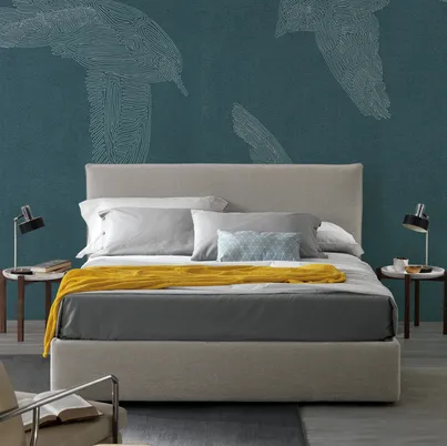 Letto matrimoniale D-Night di Pol 74