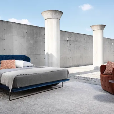 Letto con testiera New York Air di Saba