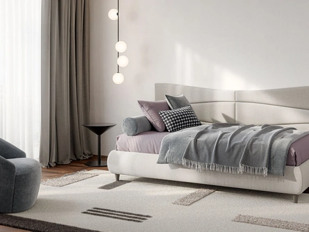 Letto singolo Boiserie Flute di Twils