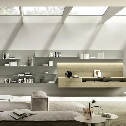 Parete Attrezzata Domino Boiserie 03 di Sangiacomo