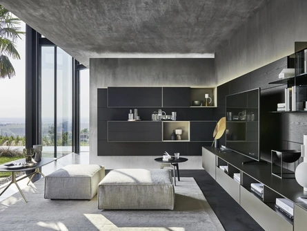 Parete Attrezzata Domino Boiserie 06 di Sangiacomo