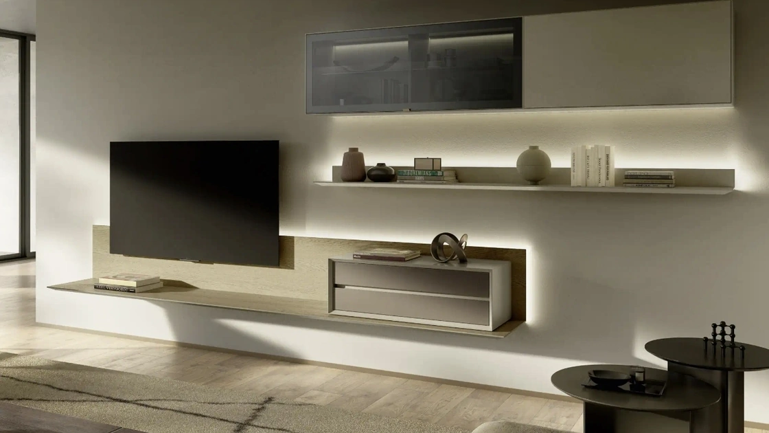 Parete Attrezzata Domino 02 di Sangiacomo