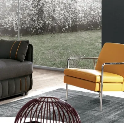 Poltroncina Dresda in Pelle di Pol 74