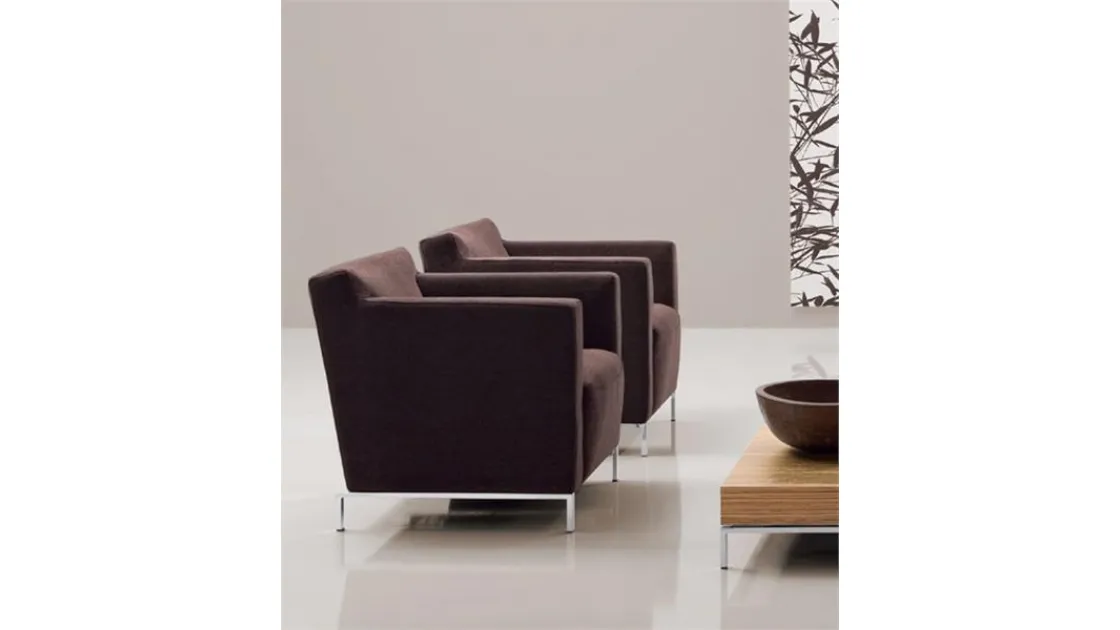 Poltroncina in tessuto Link di Ventura