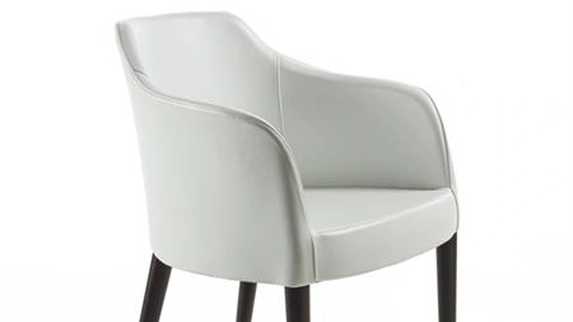 Poltroncina in pelle Rome di Ventura