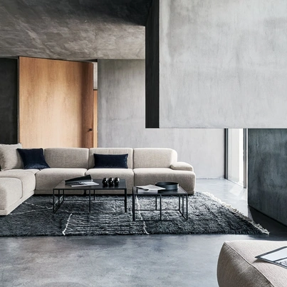 Divano angolare in tessuto Balmoral di Twils Lounge