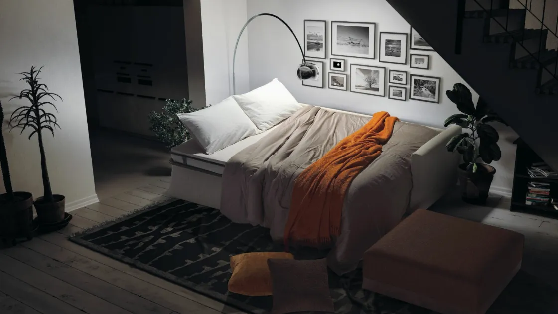 Divano con letto matrimoniale Travis di Family Bedding