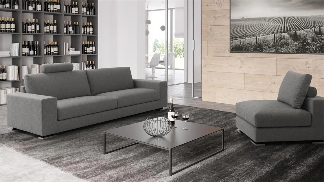 Divano lineare Lara 91 Bracciolo Largo di Ventura