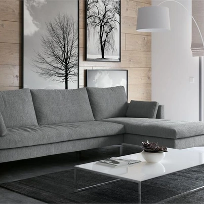 Divano con penisola Swing 92 di Ventura