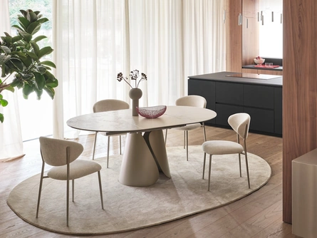 Tavolo allungabile Tango in ceramica di Calligaris