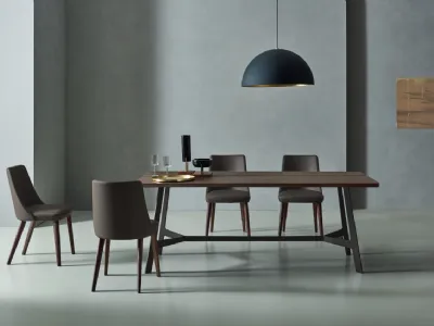 Tavolo Vertigo in Rovere Termotrattato di Sangiacomo