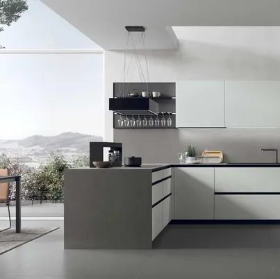 Cucina Moderna con penisola Aliant 14 di Stosa