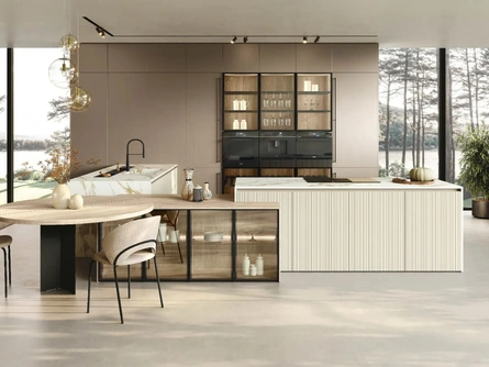 Cucina Moderna con isola Color Trend 02 di Stosa