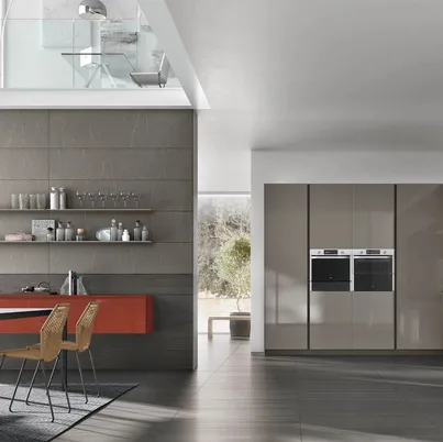 Cucina Moderna angolare Color Trend 03 di Stosa