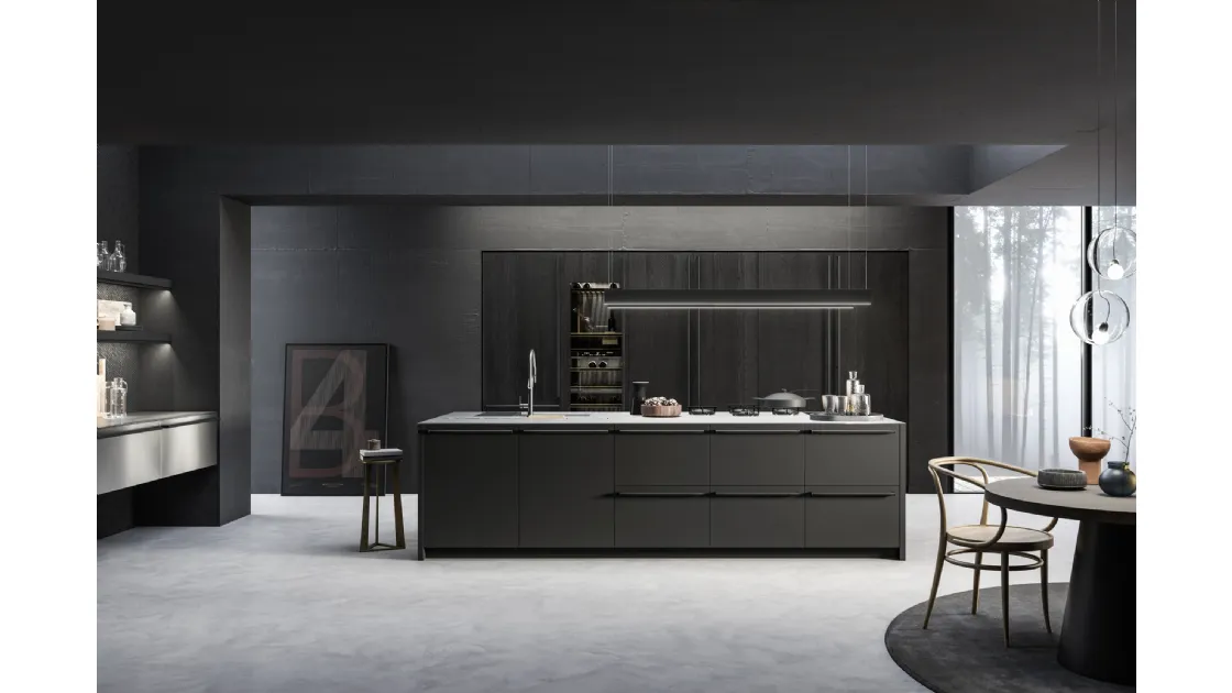 Cucina Moderna M2 Crea Nero di Meson's Cucine