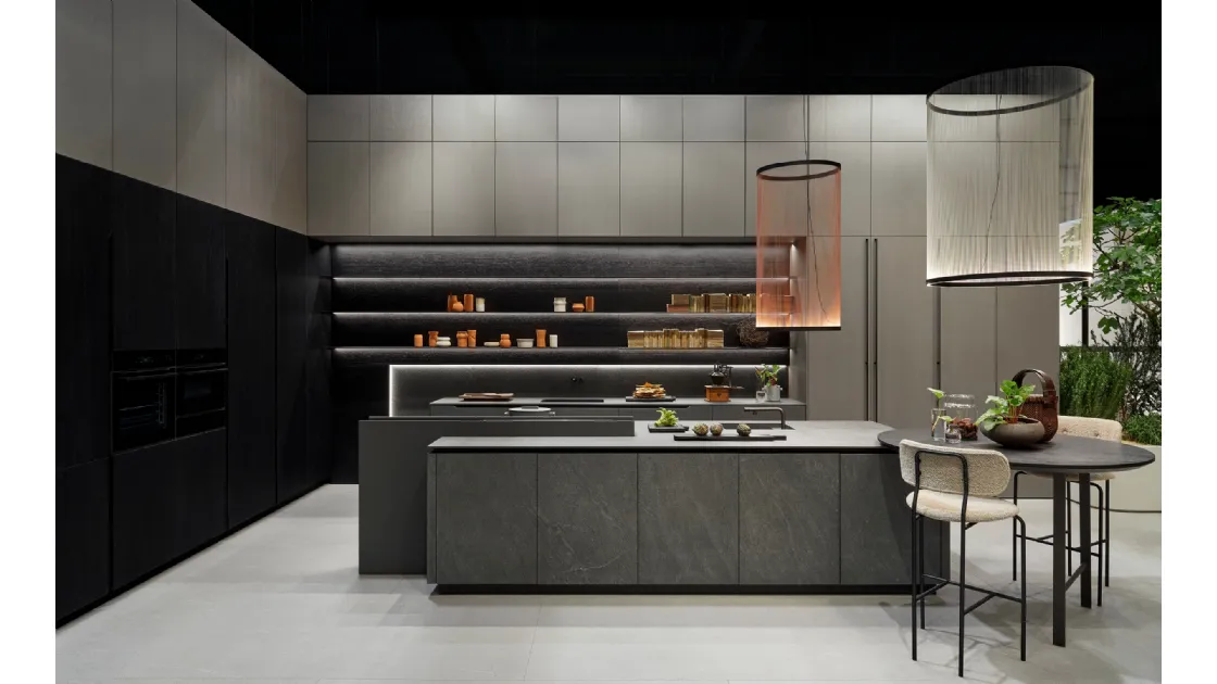 Cucina Moderna ME Materia Orobico Grigio di Meson's Cucine
