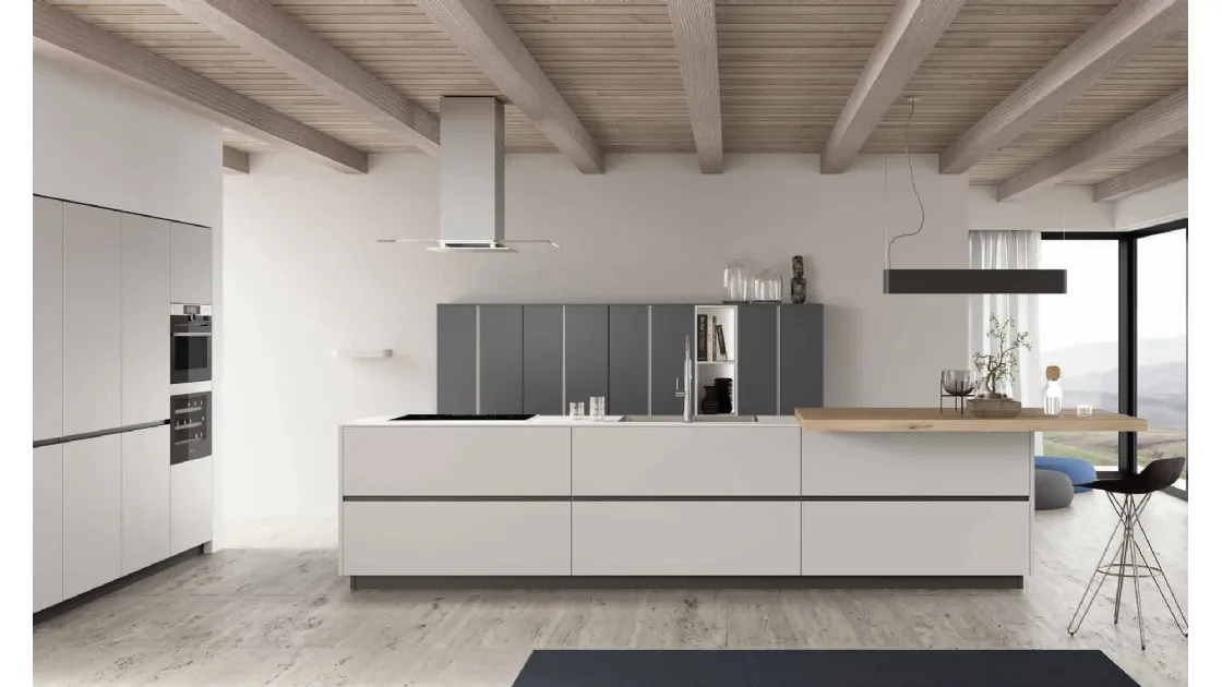 Cucina Moderna M2 Linea Grigio Efeso di Meson's Cucine