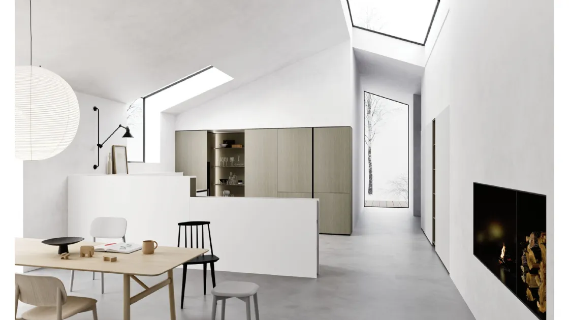 Cucina Moderna angolare ME Trim Artico di Meson's Cucine