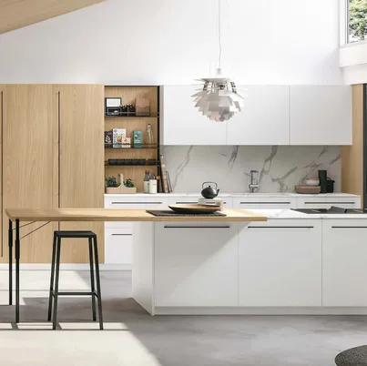 Cucina Moderna con penisola Metropolis 05 di Stosa