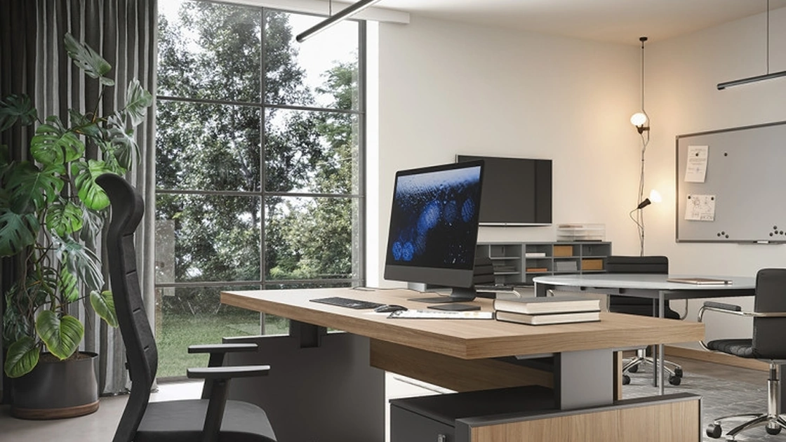 Poltrona Direzionale Montreal in tessuto di Cinquanta3